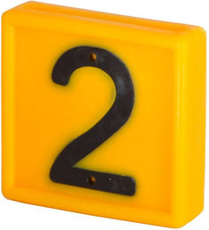 Produktbild von Nummeriertes Markierungsband zum Auffädeln auf das Armband Kerbl N°2 (x10)