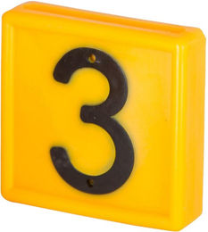 Produktbild von Nummeriertes Markierungsband zum Auffädeln auf das Armband Kerbl N°3 (x10)