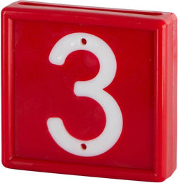 Produktbild von Nummeriertes Markierungsband zum Auffädeln auf das Armband Kerbl N°3 (x10)