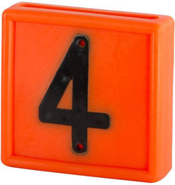 Produktbild von Nummeriertes Markierungsband zum Auffädeln auf das Armband Kerbl N°4 (x10)