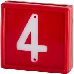 Produktbild von Nummeriertes Markierungsband zum Auffädeln auf das Armband Kerbl N°4 (x10)