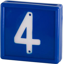 Produktbild von Nummeriertes Markierungsband zum Auffädeln auf das Armband Kerbl N°4 (x10)