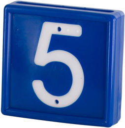 Produktbild von Nummeriertes Markierungsband zum Auffädeln auf das Armband Kerbl N°5 (x10)