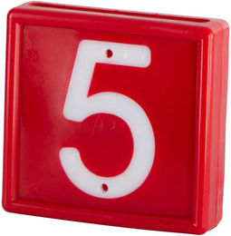 Produktbild von Nummeriertes Markierungsband zum Auffädeln auf das Armband Kerbl N°5 (x10)