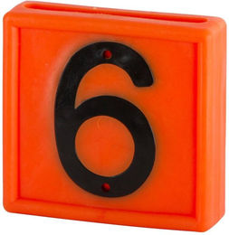 Produktbild von Nummeriertes Markierungsband zum Auffädeln auf das Armband Kerbl N°6 (x10)