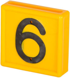 Produktbild von Nummeriertes Markierungsband zum Auffädeln auf das Armband Kerbl N°6 (x10)