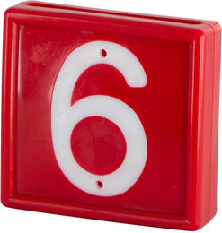 Produktbild von Nummeriertes Markierungsband zum Auffädeln auf das Armband Kerbl N°6 (x10)