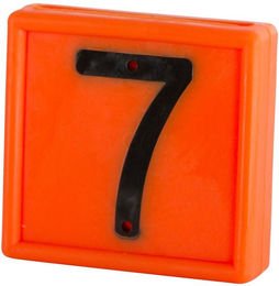 Produktbild von Nummeriertes Markierungsband zum Auffädeln auf das Armband Kerbl N°7 (x10)