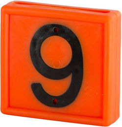 Produktbild von Nummeriertes Markierungsband zum Auffädeln auf das Armband Kerbl N°9 (x10)