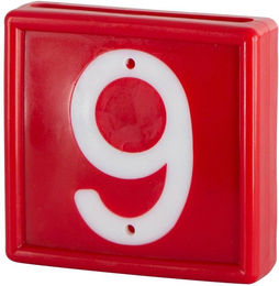 Produktbild von Nummeriertes Markierungsband zum Auffädeln auf das Armband Kerbl N°9 (x10)