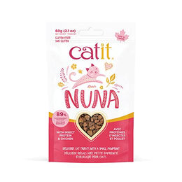 Produktbild von Nuna Treats Leckereien für Katzen mit Insektenprotein und Huhn - 60 g
