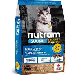 Produktbild von Nutram S5 Adult Cat - Sparpaket 2 x 5,4 kg