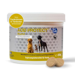 Produktbild von NutriLabs Acid Protect Kautabletten für Hunde