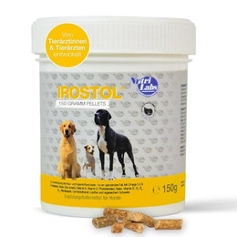 Produktbild von NutriLabs Irostol Pellets für Hunde - 150 g
