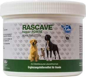 Produktbild von NutriLabs Rascave Hepar Forte Kautabletten für Hunde