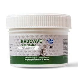 Produktbild von NutriLabs Rascave Hepar Katze Kautabletten