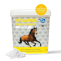 Produktbild von NutriLabs Vitamin E, Selen & Lysin Pulver für Pferde - 3 kg