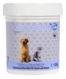 Produktbild von NutriLabs Zilcalm Beruhigungsmittel für Katzen und Hunde - 100 g