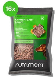 Produktbild von Nutriment Komfort-BARF Menü Lamm, Kürbis & Chicorée 16x1 kg