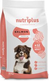 Produktbild von Nutriplus Adult Dog mit Lachs - 2 x 3 kg