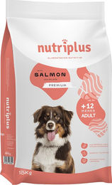 Produktbild von Nutriplus Adult Dog mit Lachs - 15 kg