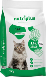 Produktbild von Nutriplus Cat Adult Trockenfutter - 2 x 7 kg