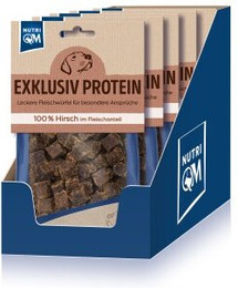 Produktbild von NutriQM Exklusiv Protein Hirsch - 5 x 100 g