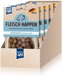 Produktbild von NutriQM Fleisch Happen Ente - 5 x 100 g
