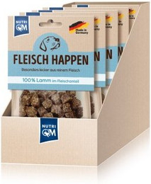 Produktbild von NutriQM Fleisch Happen Lamm - 5 x 100 g