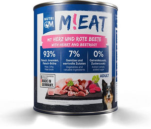 Produktbild von NutriQM Nassfutter M!EAT Herz und Rote