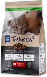 Produktbild von NutriQM Tastyness² Rind und Huhn Katzenfutter - 6 x 500 g