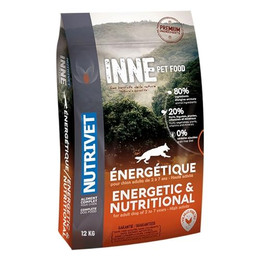 Produktbild von NUTRIVET INNE Chien Energie Getreidefreies Trockenfutter für erwachsene Hunde mit Geflügel - 12 kg