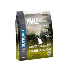 Produktbild von Nutrivet Inne Sterilised Cat mit Huhn - 1,5 kg