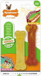 Produktbild von Nylabone Moderate Small Dog Hundespielzeug 2er-Set
