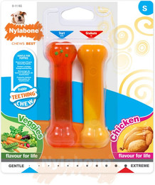 Produktbild von Nylabone Puppy Extreme Chew Hundespielzeug 2er-Set