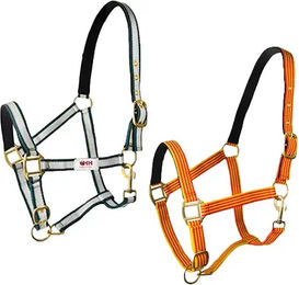 Produktbild von Nylon Halfter für Pferde mit Karabiner Hispano Hipica