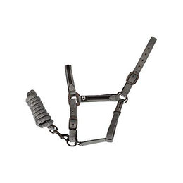 Produktbild von Nylon Halfter und Führleine für Pferde aus Nylon Equestro