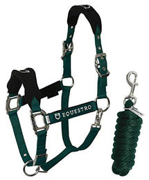 Produktbild von Nylon Halfter und Führleine für Pferde aus Nylon Equestro