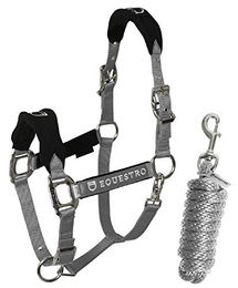 Produktbild von Nylon Halfter und Führleine für Pferde aus Nylon Equestro