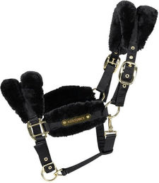 Nylon-Pferdehalfter mit veganem Schaffell Kentucky Soft – Bild 1 von 5
