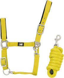 Produktbild von Nylonhalfter mit geflochtenem Strick für Pferde Supreme