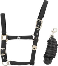 Produktbild von Nylonhalfter mit geflochtenem Strick für Pferde Supreme