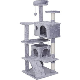 Produktbild von NYVI Katzen Kratzbaum Luzifer 134 cm grau