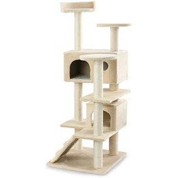 Produktbild von NYVI Katzen Kratzbaum Sammy 132 cm Beige