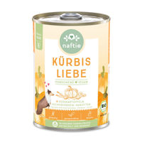Produktbild von NAF Bio Kürbis Liebe Katzen Nassfutter Stückchen in Sauce Vegan Hypoallergen 4800g