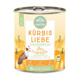 NAF Bio Kürbis Liebe Katzen Nassfutter Stückchen in Sauce Vegan Hypoallergen 4800g – Bild 1 von 2