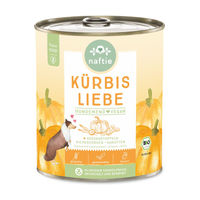 Produktbild von NAF Bio Kürbis Liebe Katzen Nassfutter Stückchen in Sauce Vegan Hypoallergen 4800g