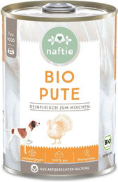 NAF Bio Pute Stückchen in Sauce Hypoallergenes Nassfutter 400g – Bild 1 von 3