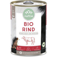 Produktbild von NAF Bio-Rind Nassfutter Stückchen in Sauce Hypoallergen 400g