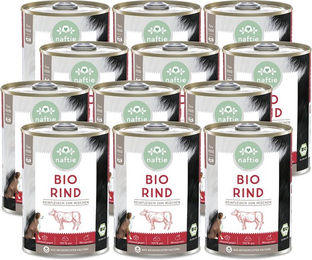 NAF Bio-Rind Nassfutter Stückchen in Sauce Hypoallergen für alle Altersstufen – Bild 1 von 4